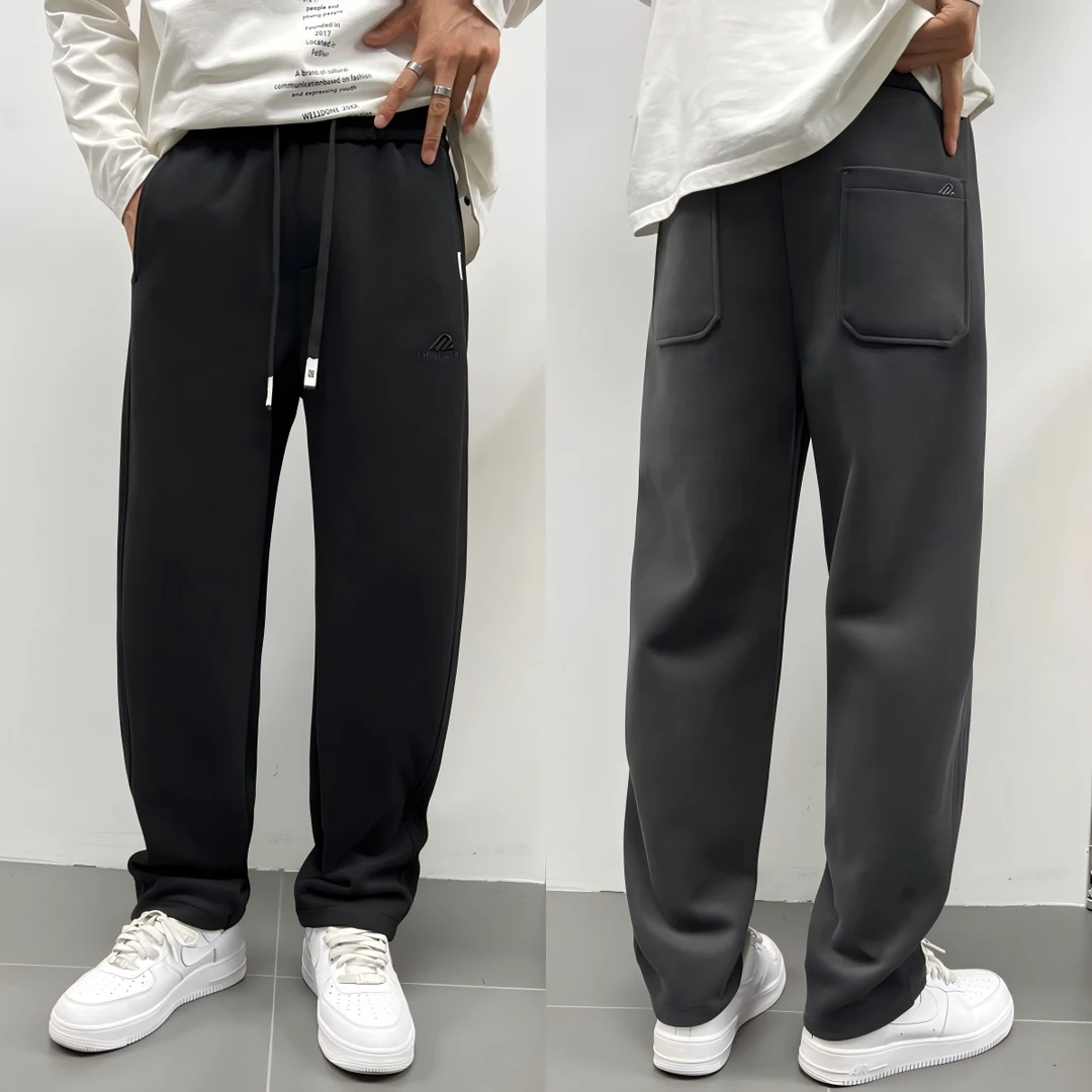 (加绒加厚直口裤800克）冬季新款宽松休闲情侣款百搭休闲裤6268