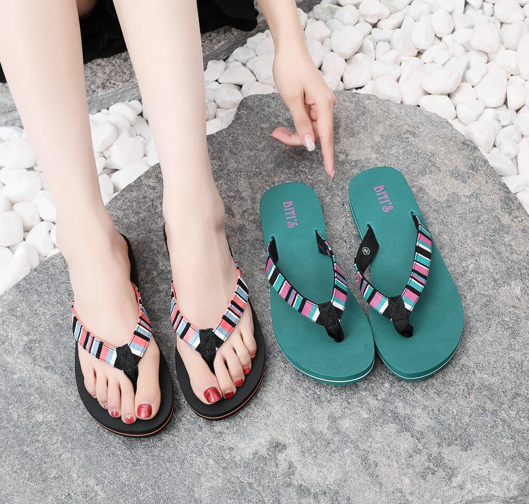 2024年新款越南平仙正品拖鞋女士外穿夏季时尚平跟凉拖人字拖沙滩