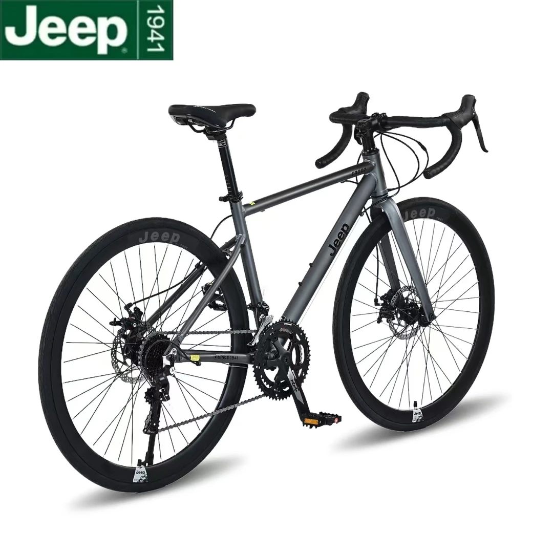 JEEP/吉普「CR007」铝合金成人学生公路自行车上班通勤代步变速单车