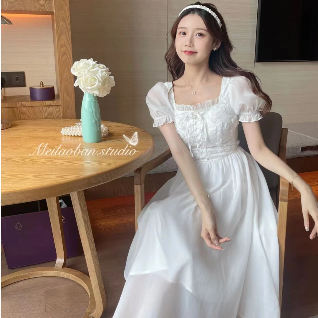 美老板 【茉莉山茶】春夏超显瘦连衣裙