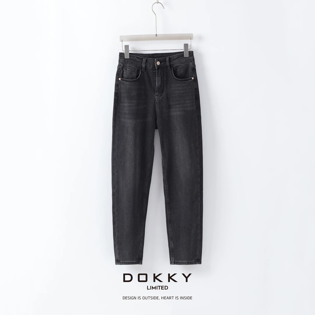 【怀旧胶片】DOKKY高端土耳其ORTA.高士线.一体绒|高腰牛仔裤