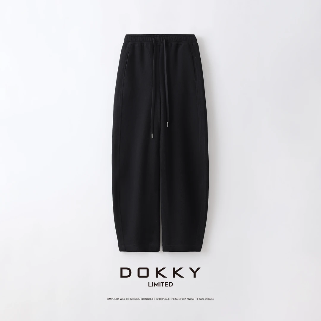 【加厚牙签裤】DOKKY 极简暗黑·巨遮肉·分量感香蕉裤