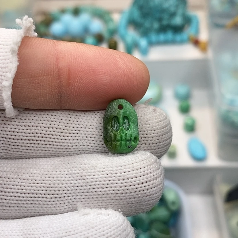 【闪购商品】绿松石颈饰未镶嵌8.8mm卡子