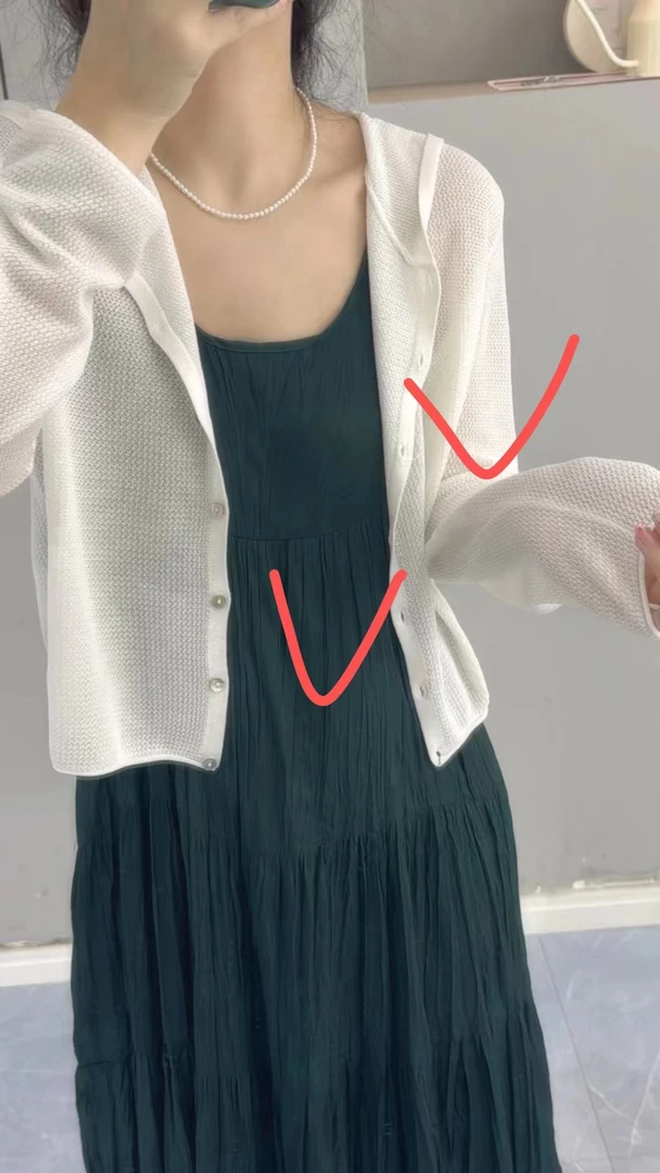 【的的】竹纤维吊带裙显瘦气质夏季