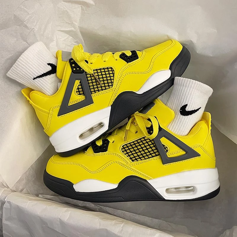 乔丹青年韩系ins风酷炫紫小众气垫慢跑鞋潮ulzzang高街休闲单鞋运