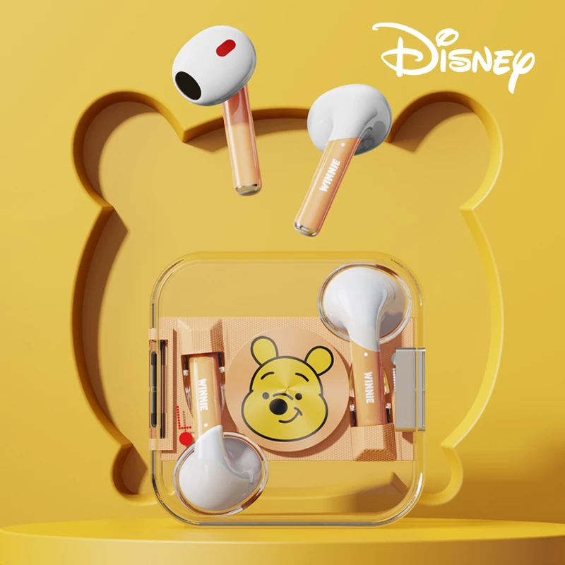 Disney/迪士尼无线蓝牙耳机高颜值透明仓可爱卡通适用于苹果安卓M