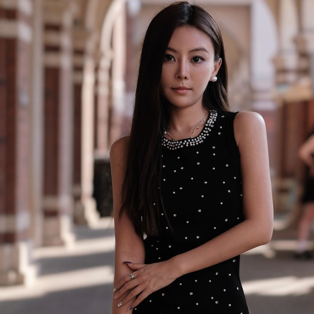 【Mia专属】新款法式小香风水钻钉珠重工背心连衣裙026