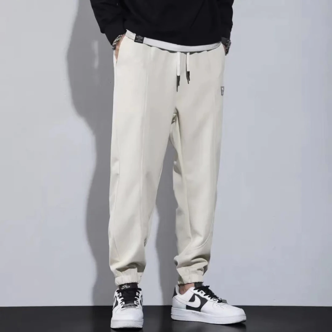 HG【秋款上新】2024简约休闲束脚运动百搭 新潮时尚男女卫裤1383