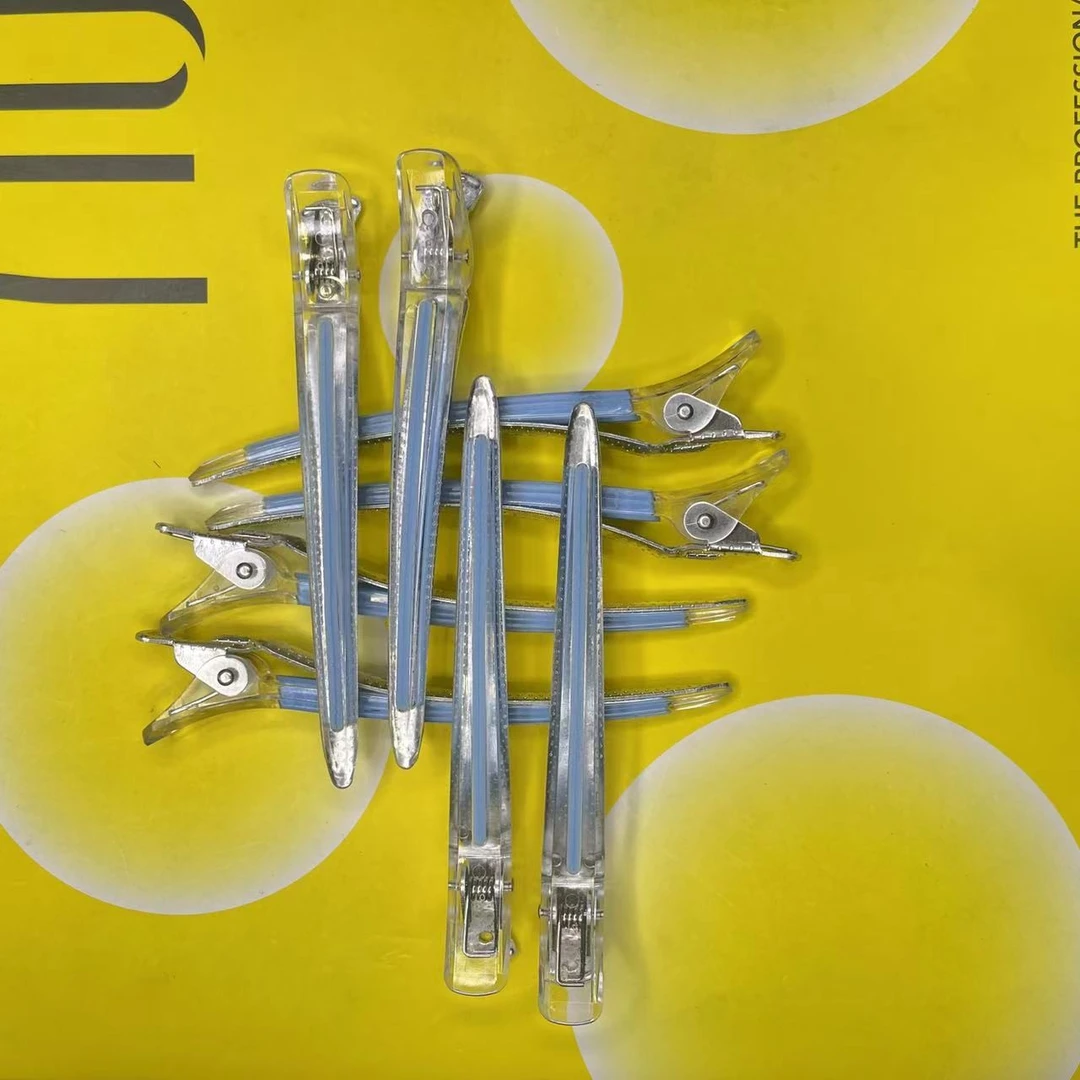 高级剪发夹发型师专用水晶夹鸭嘴夹