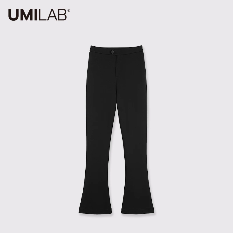 UMILAB【达人】黑科技牦牛绒升温面料 零压高弹喇叭裤BP1104L时尚