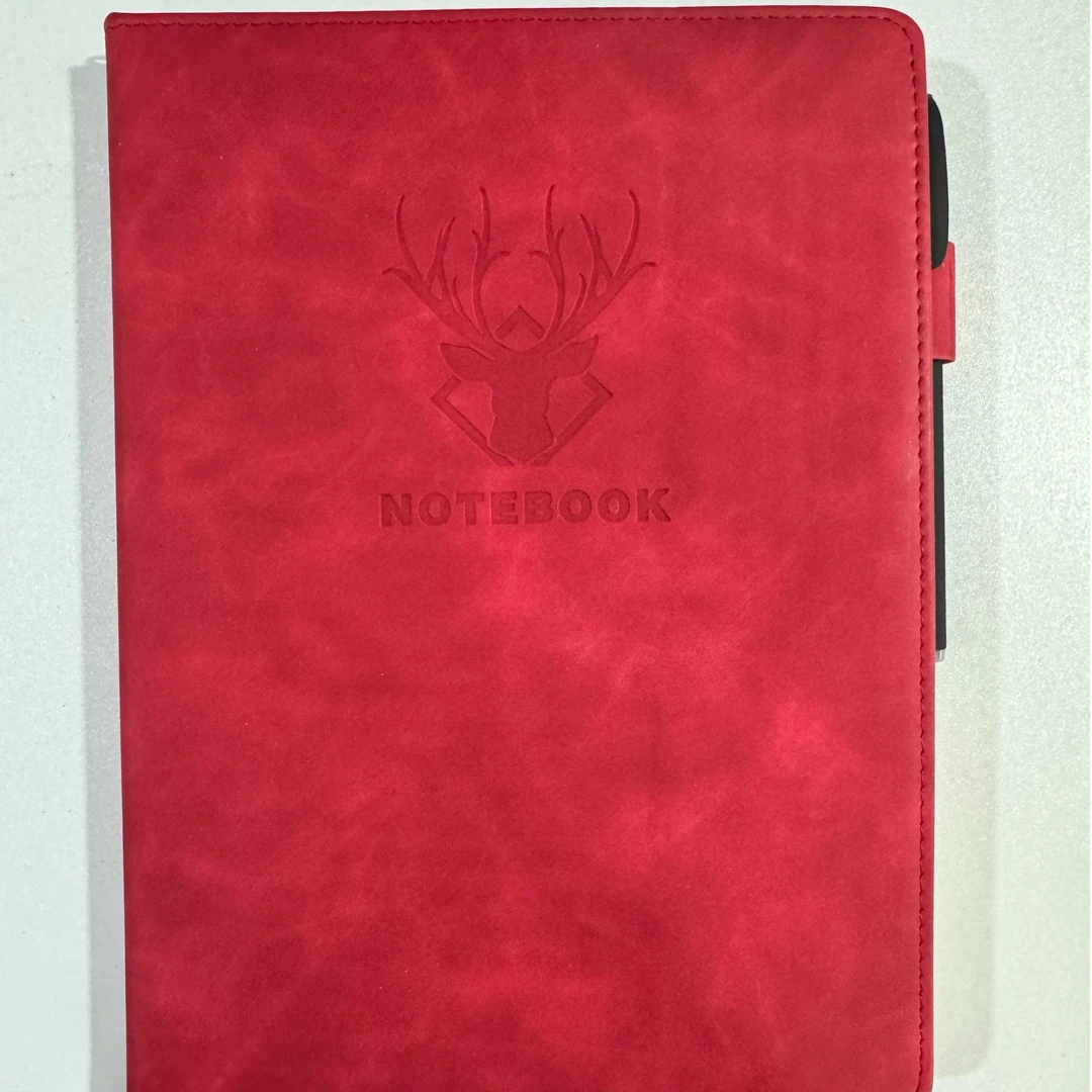 1-1-B5鹿头羊巴笔插本/2本红色