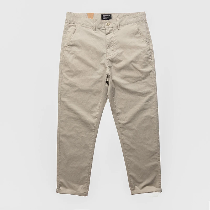 8534/8531 秋季透气薄款弹力休闲裤宽松直筒裤户外百搭男士长裤子