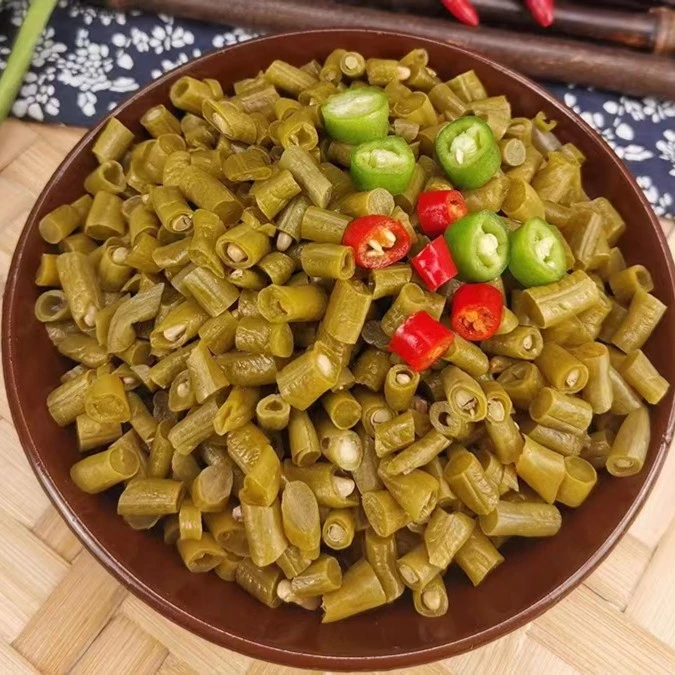 【500g酸豆角】正宗湖南农家土特产酸豆角传统老坛古法泡制清脆酸爽