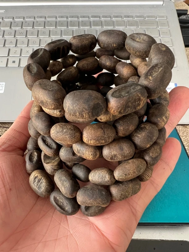 HLL004奇楠沉香沉水手串瘤疤珠保13克多样性发1