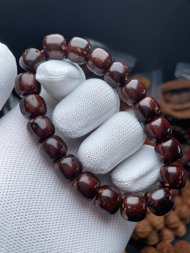 老型紫金鼠光珠尺寸1.0-1.4