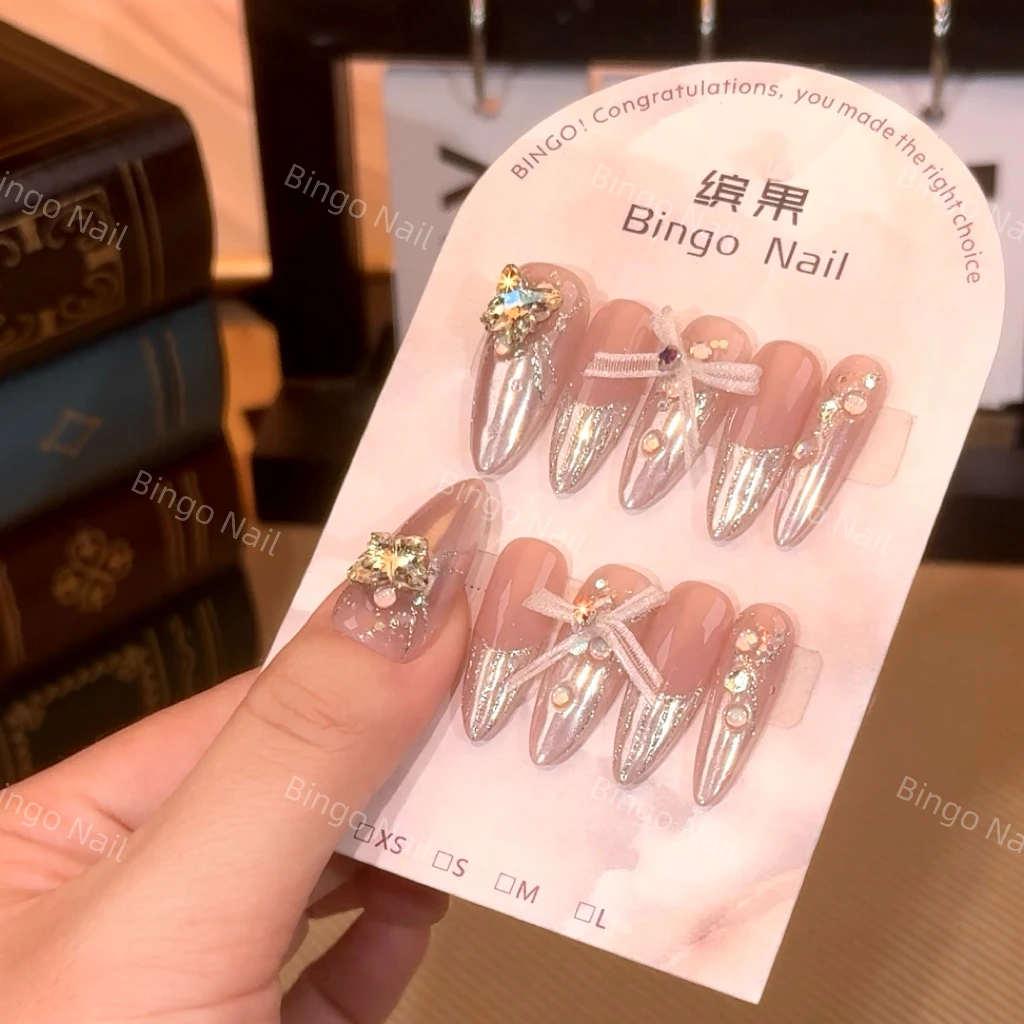 『宝盒』杏仁甲重工款纯手工穿戴甲