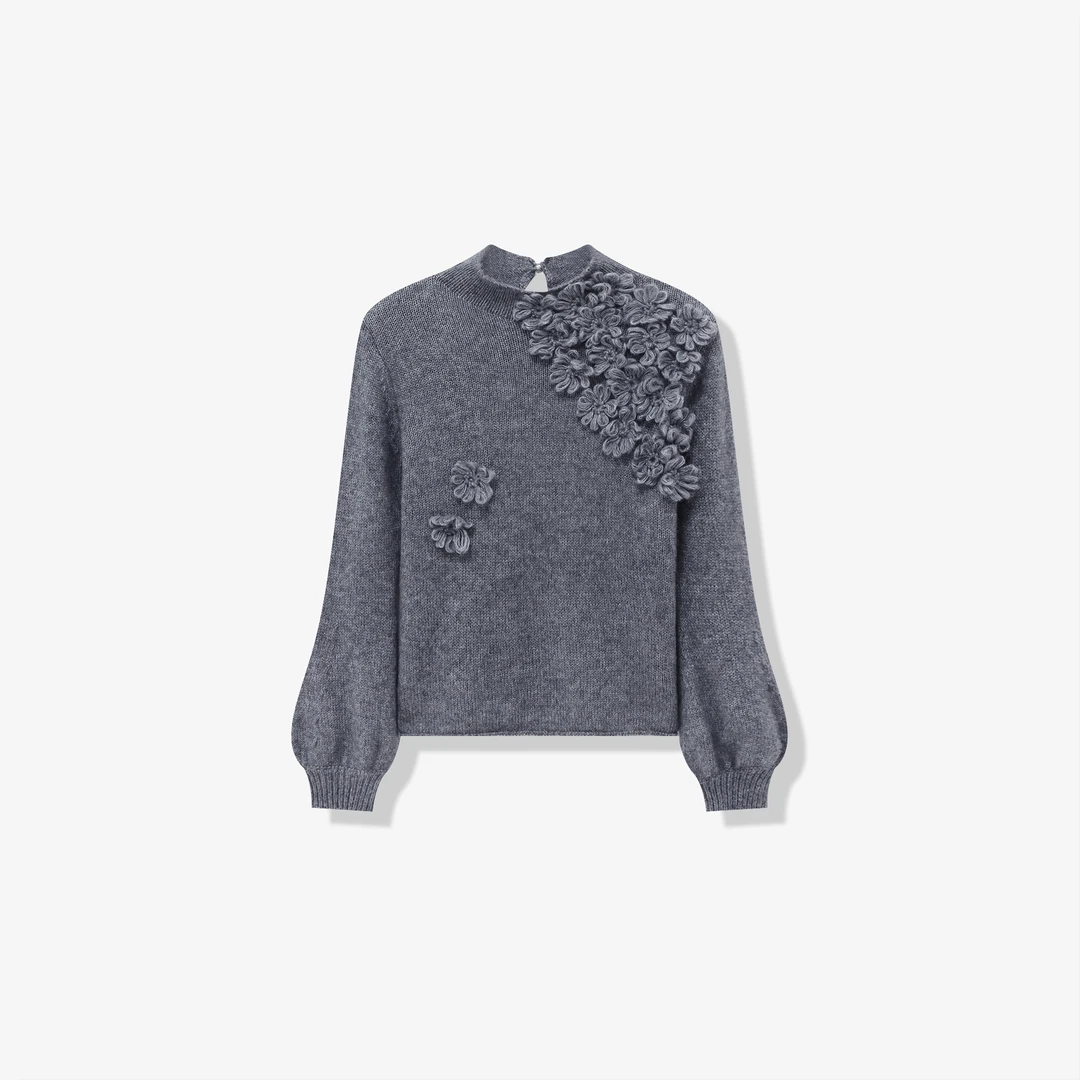 【花海】经典时尚设计师套头毛衫  2285-2913【阿邱时尚社】