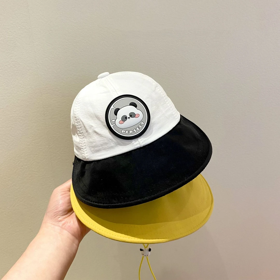 宝宝帽子春秋季渔夫帽百搭婴儿防晒帽夏季速干遮阳帽男女童太阳帽