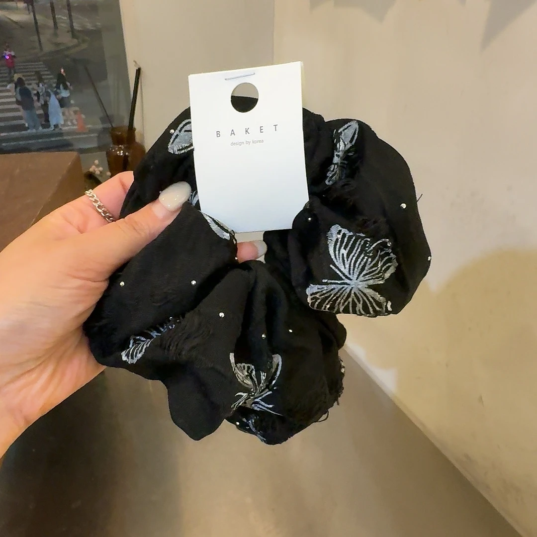 韩国baket发饰流光蝴蝶大肠发圈发绳