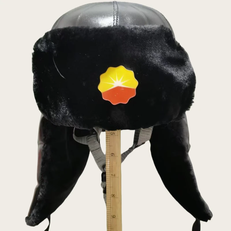 冬季棉安全帽工地防砸防寒保暖安全头盔棉帽劳保油田户外ABS帽壳