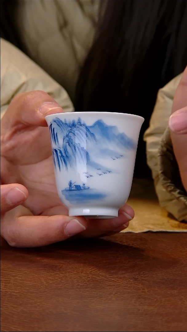 【闪购商品】陶瓷杯溪山堂 山水杯