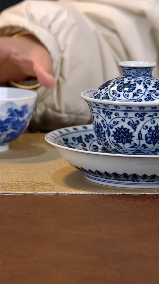 【闪购商品】陶瓷杯千骨柴窑 永乐压手套组