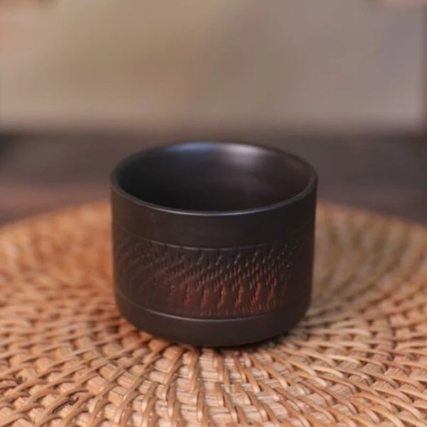 瑞义 紫陶纹扳指杯2个装-50毫升 ZH00184