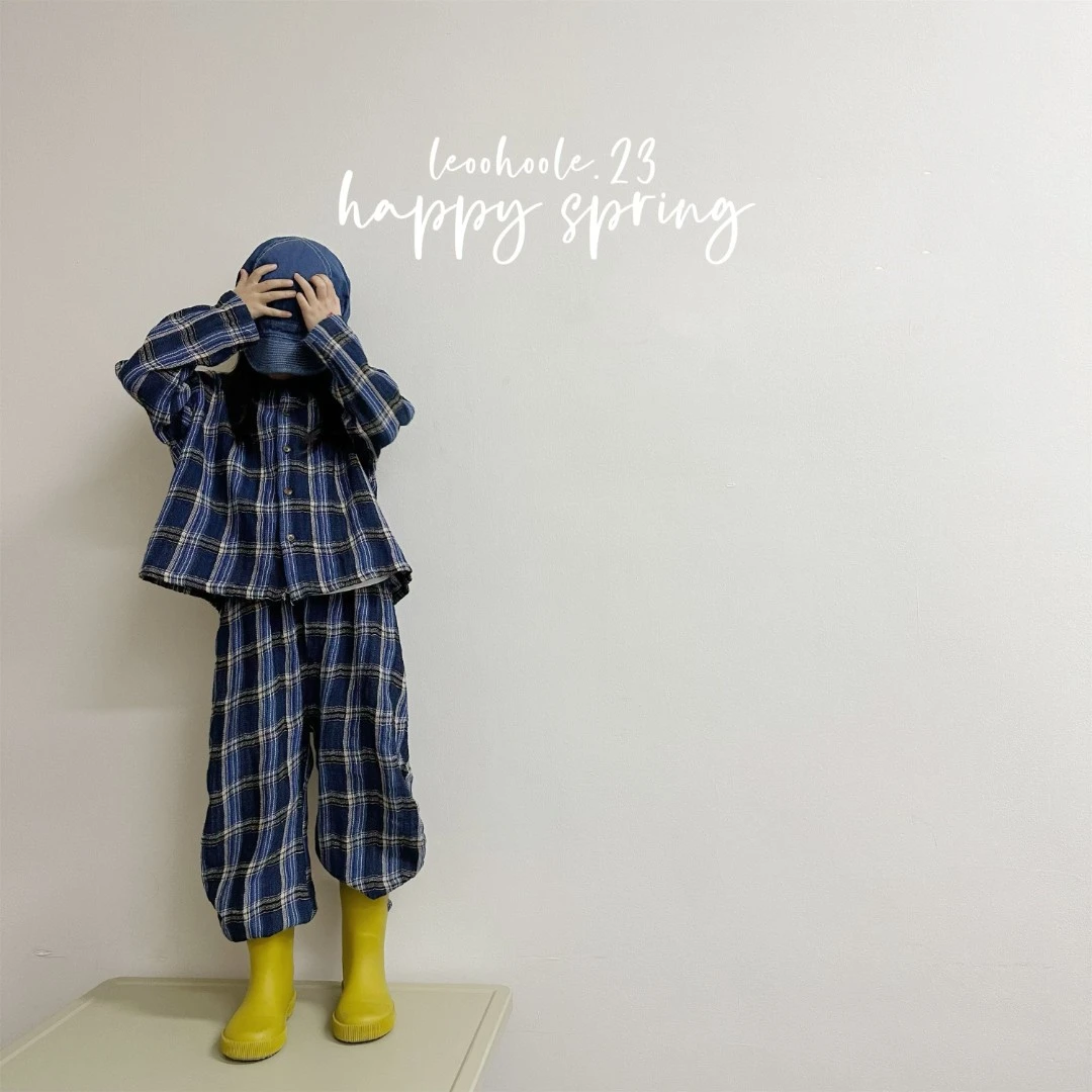 LEOOHOOLE | 哦哦乐 进口GAO端工艺面料 棉麻料衬衣+裤子套装