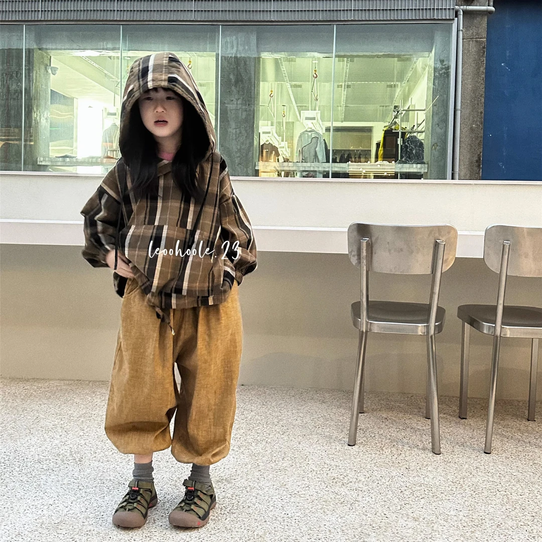 LEOOHOOLE | 哦哦乐 BAO赞木纹理森系棉麻男女防蚊裤灯笼裤哈伦裤