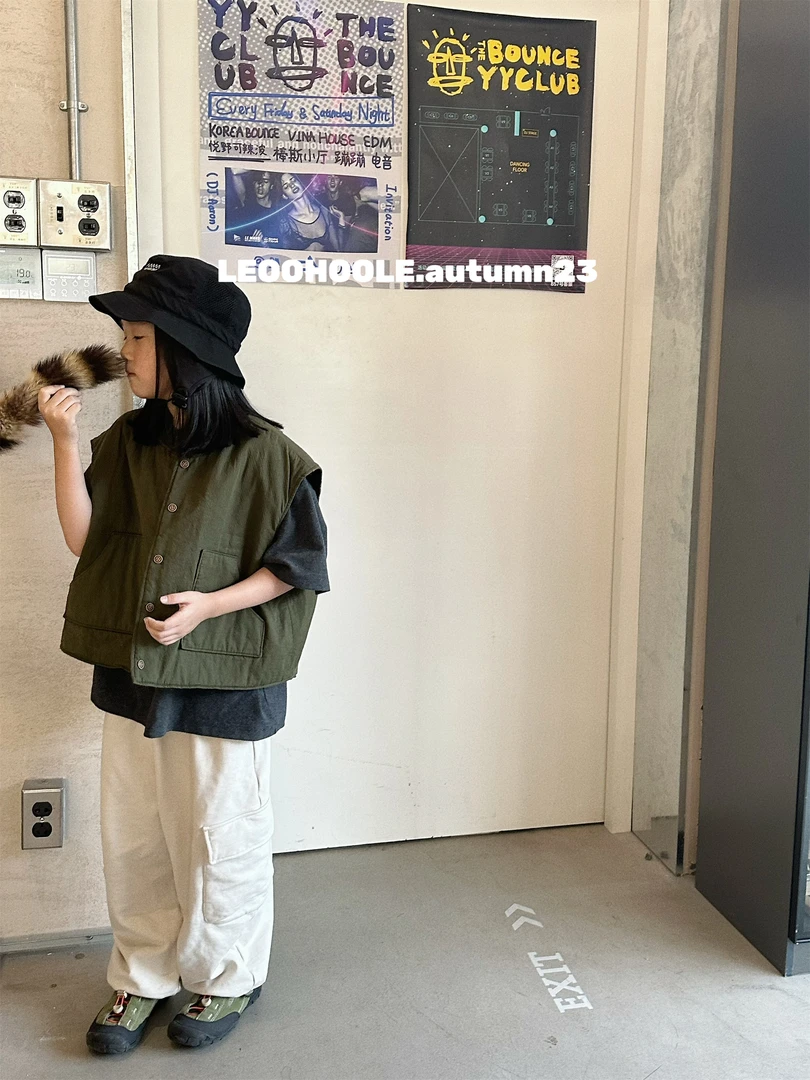 LEOOHOOLE | 哦哦乐 酷酷山地工装风廓形加棉马甲