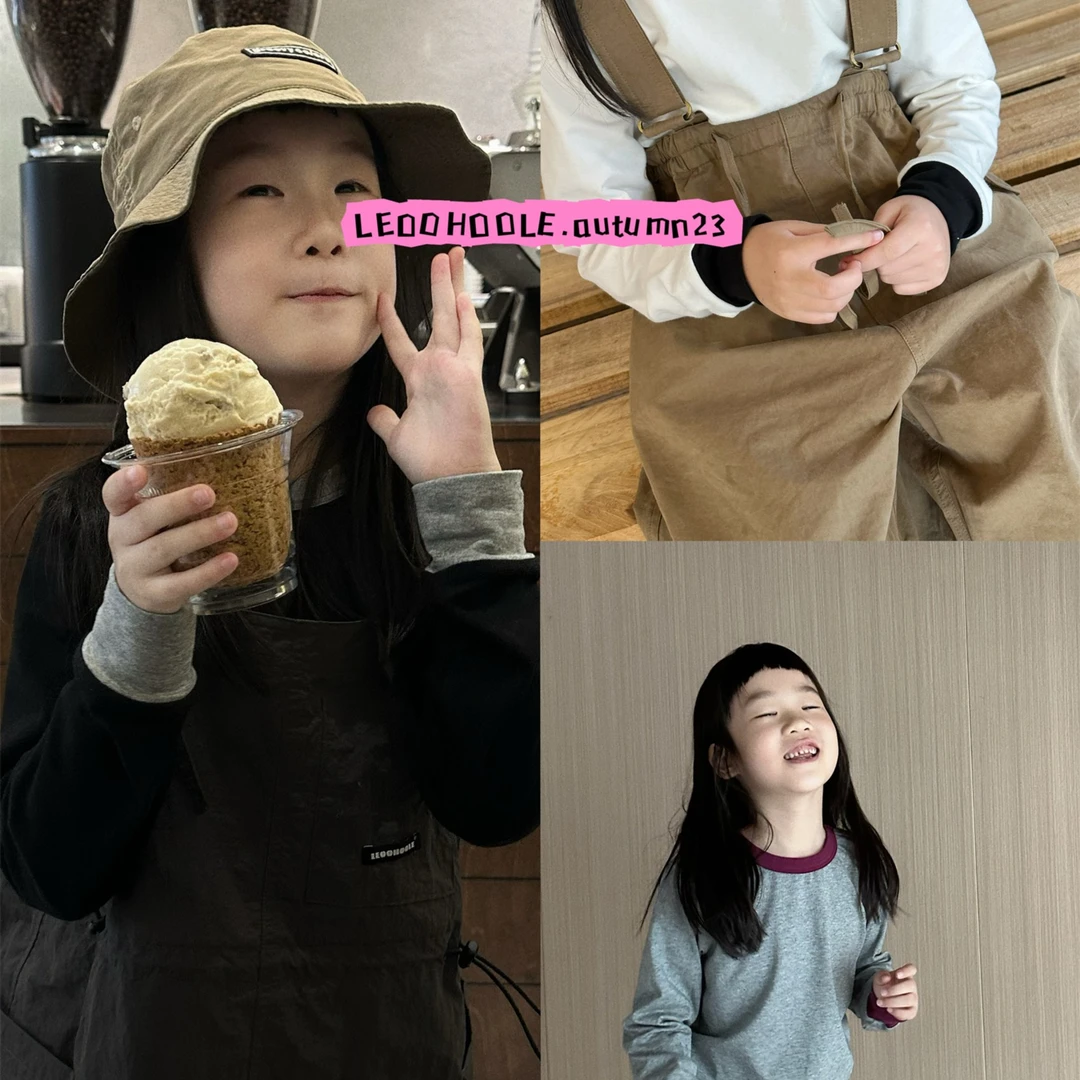 LEOOHOOLE | 哦哦乐 定番基本撞色纯色长袖T恤打底衫三色入