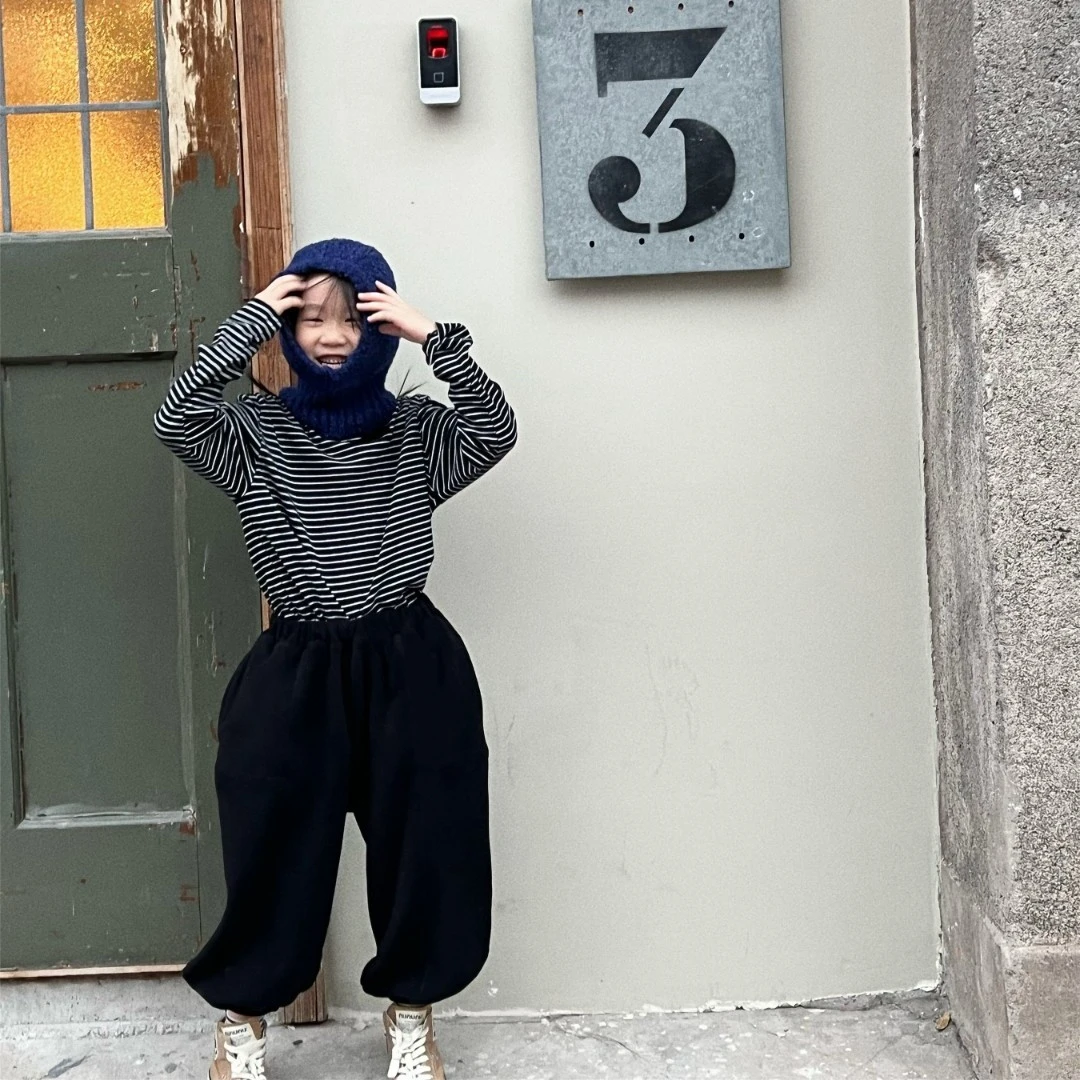 LEOOHOOLE | 哦哦乐 摇粒绒亲肤毛绒感拼缝束脚口运动裤