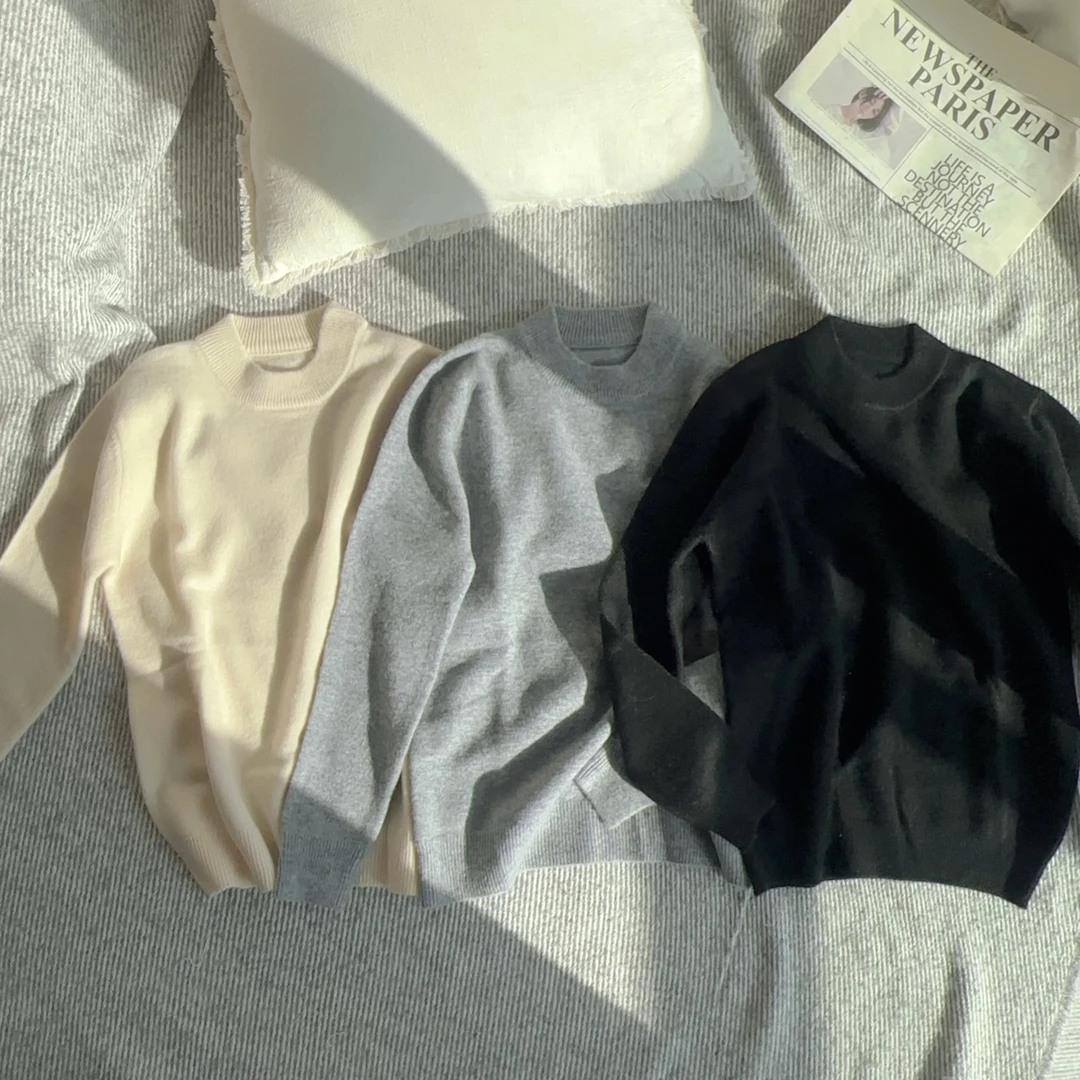 哦哦乐自制 冬款羊绒衫