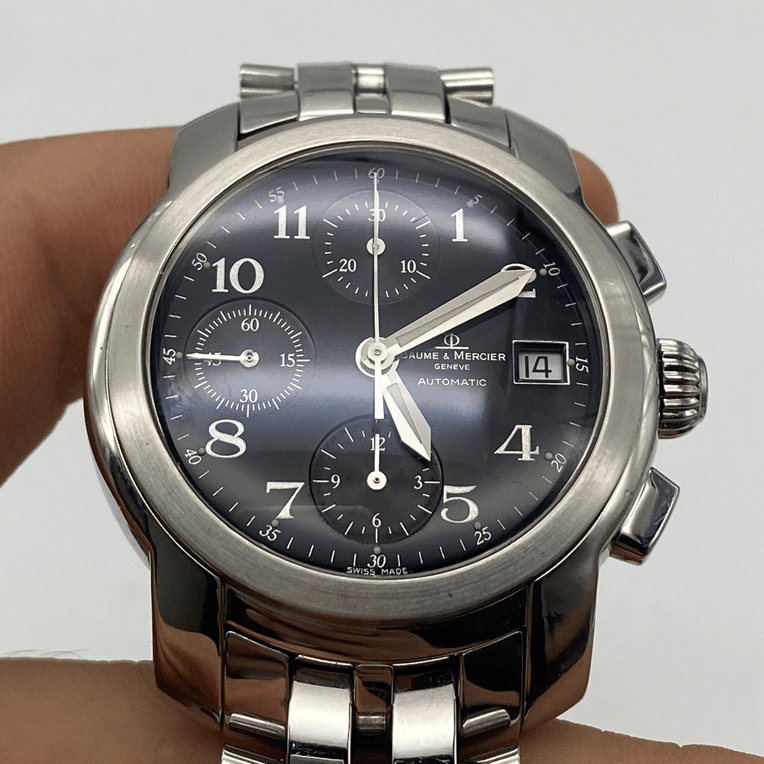 95新 Baume et Mercier/名士 卡普兰系列 表径：39mm 公价：3w+
