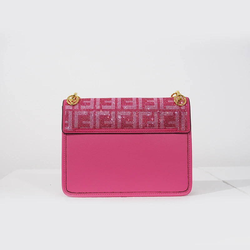 【Una真皮定制】原创高定气质女包手提单肩包C594