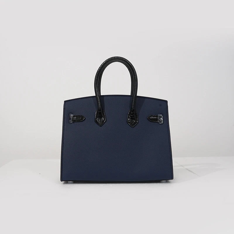 【Una真皮定制】原创高定气质女包手提单肩包C641