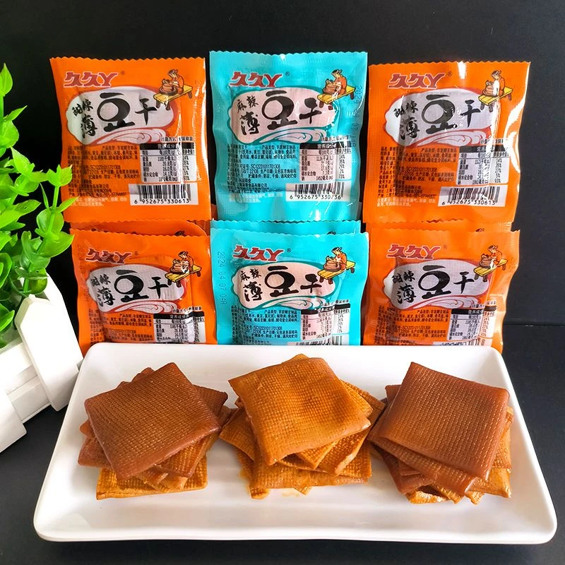 久久丫甜辣薄豆干麻辣豆制品零食小吃豆腐干香干豆卷小包装零食