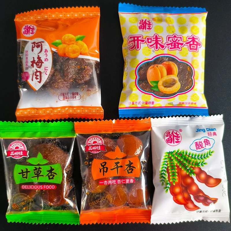 品田佳500g甘草杏吊干杏多种口味混合带核独立小包装蜜饯果脯散装