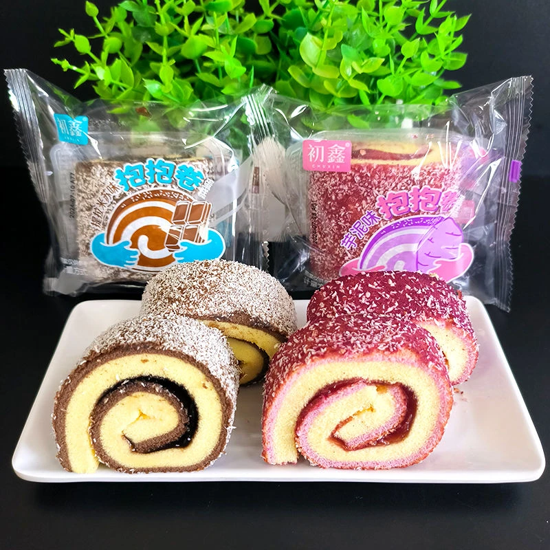 初鑫抱抱卷芋泥提拉米苏味蛋糕代早餐办公室下午茶小吃休闲零食品