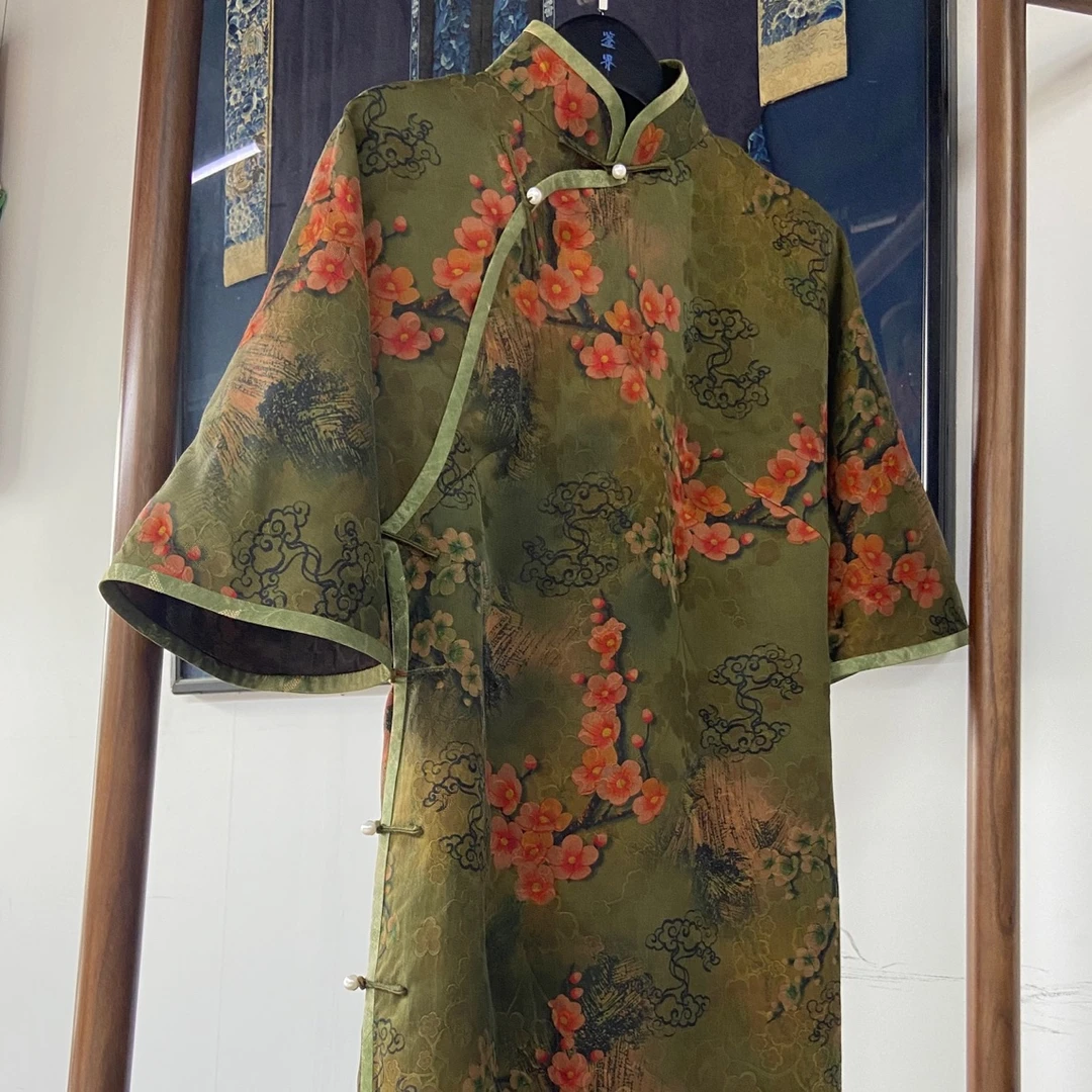 青梅煮酒上海手工旗袍传统中式