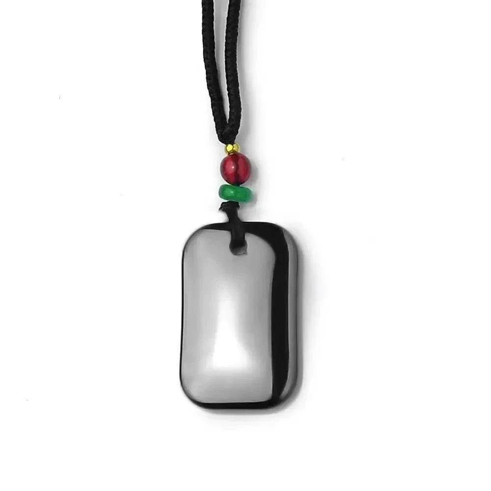 磁铁磁石吊坠 【天意珠宝阁】太赫兹方牌吊坠项链无事牌融冰挂件