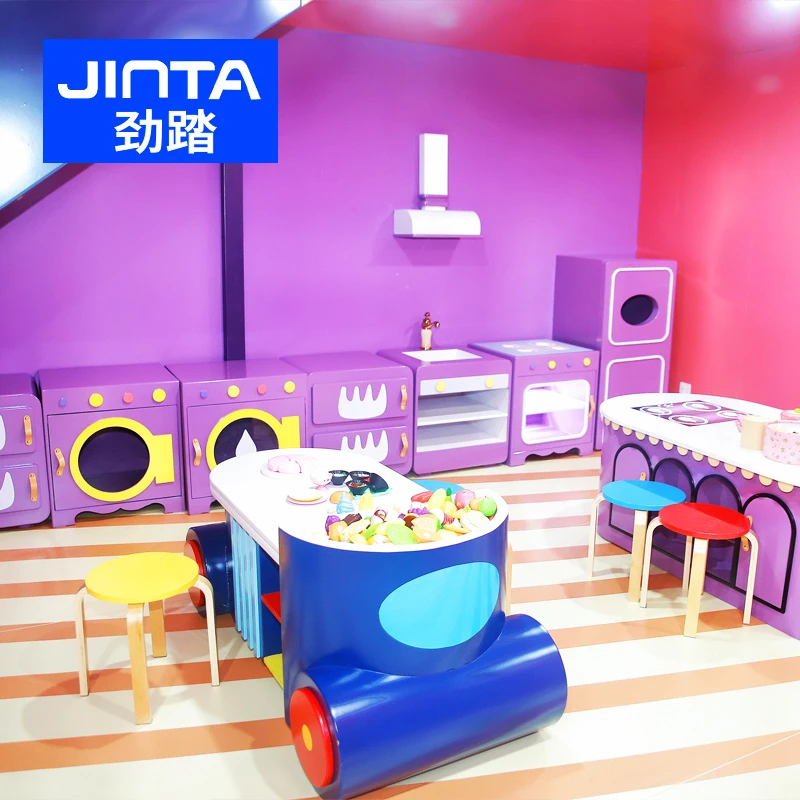 JINTA/劲踏室内游乐场地垫 淘气堡定制地板 pvc塑胶地板 创意地板