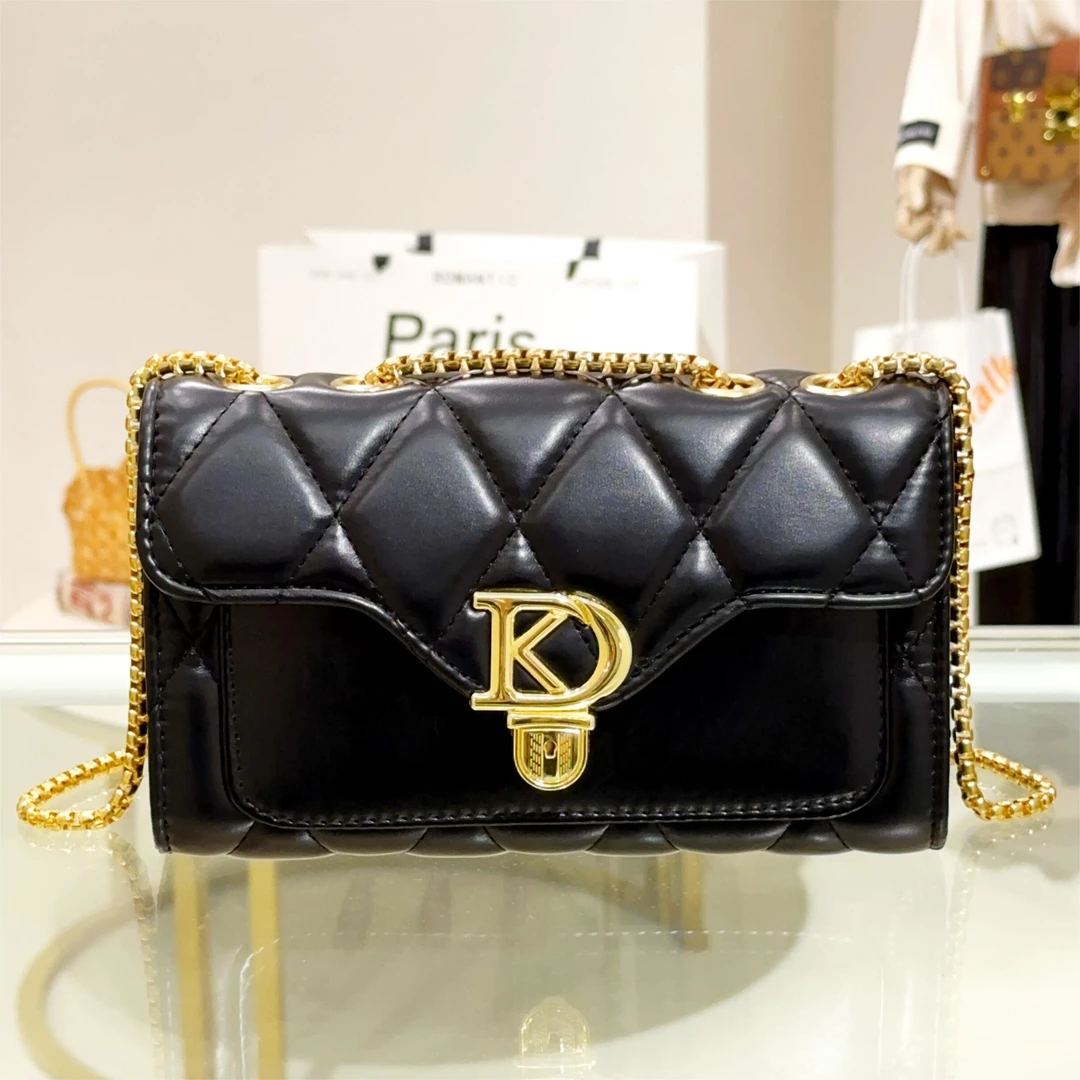 小香风包包2023新款女包菱格链条包时尚百搭小众斜挎包单肩包气质