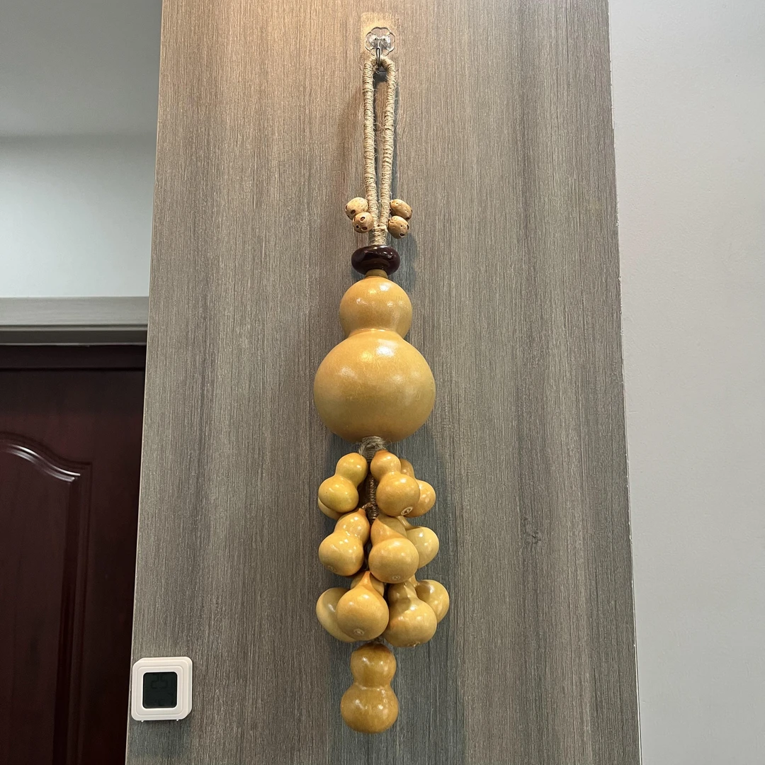 （顺丰包邮）17颗素葫芦福禄田园天然葫芦挂件客厅玄关办公挂饰吉祥