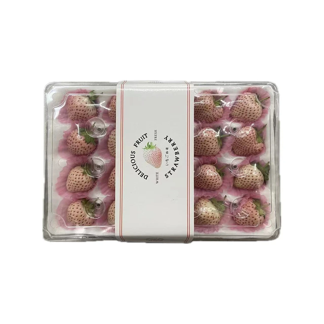 空运淡雪白草莓（20粒装）