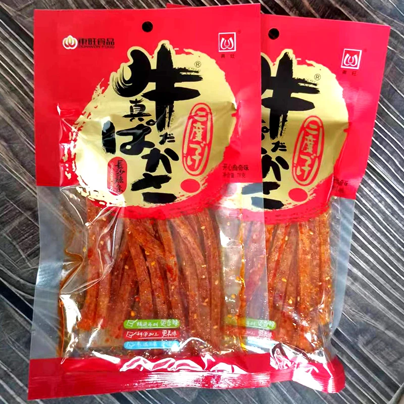 东旺真牛长沙辣条开心曲奇味大面筋湖南特产怀旧麻辣零食小吃批发