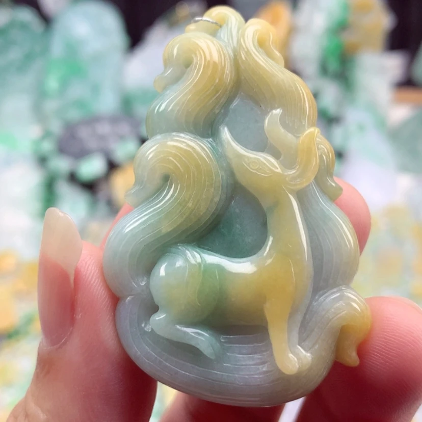 【闪购商品】翡翠吊坠(不含链)未镶嵌