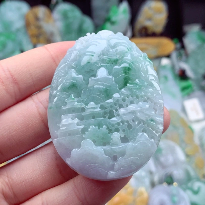 【闪购商品】翡翠吊坠(不含链)未镶嵌