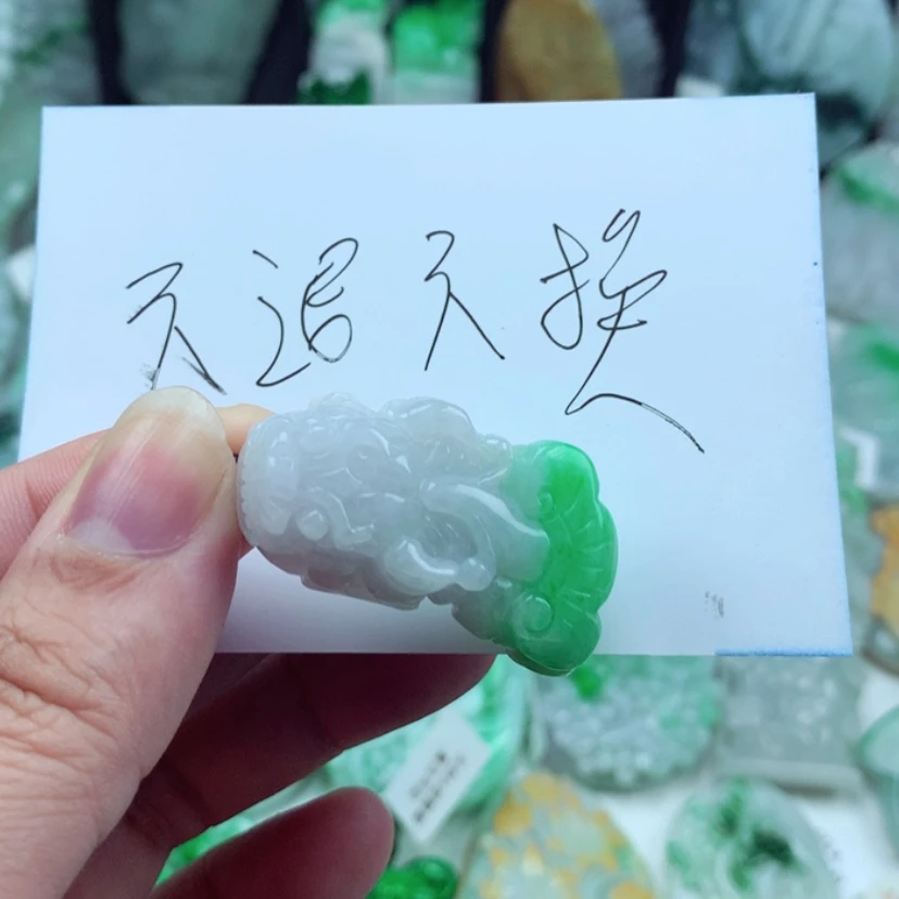 【闪购商品】翡翠颈饰未镶嵌随***尘
