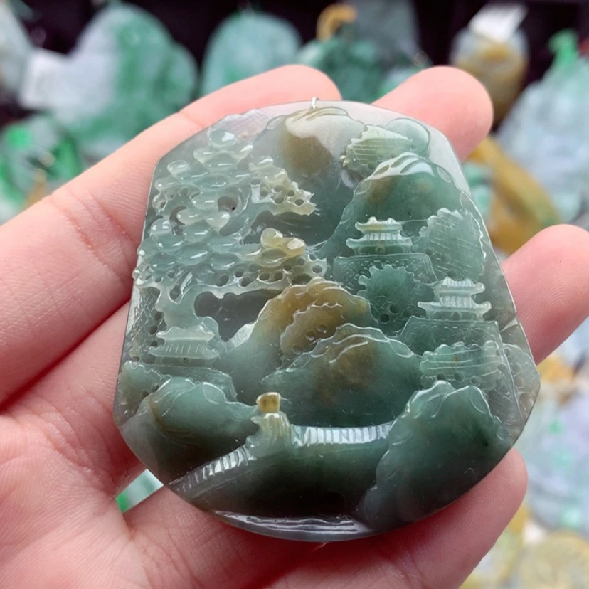 【闪购商品】翡翠吊坠(不含链)未镶嵌